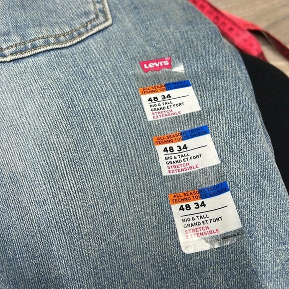 Levi’s Athletic taper big and tall size 48 x 34 Jens NEW NWT - Picture 3 of 10